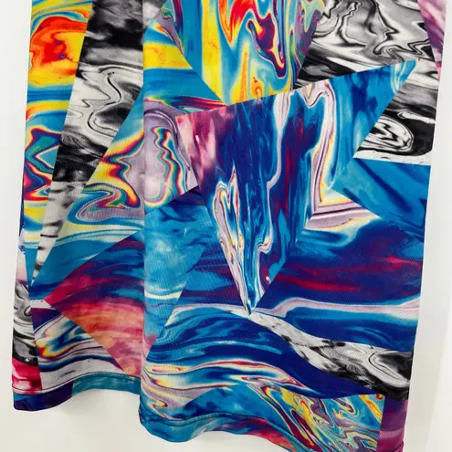 Sweaty Betty bright colorful sleeveless work out tank top abstract size large