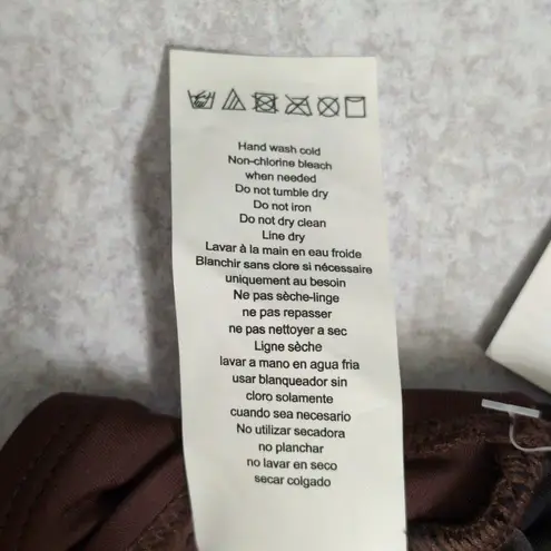 La Blanca Java (Brown) Island Goddess Underwire Twist Front Bra Top Size 8 New