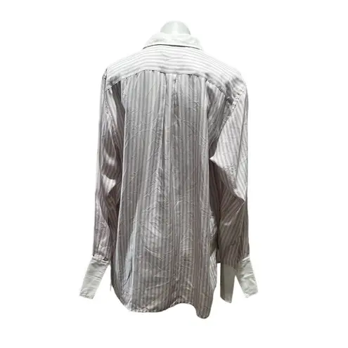 Ralph Lauren Polo Women's Striped Silk Blend Button