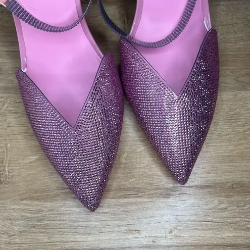 She Is Cheval “Did My Heart Love, ‘Til Now?” Limited Edition Sparkle Pink Wedge Size 10