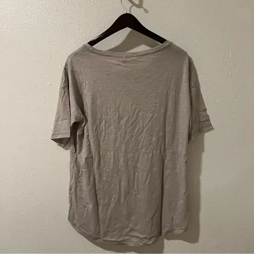 Barefoot Dreams Malibu Collection Women’s Slub Jersey Tee Size L