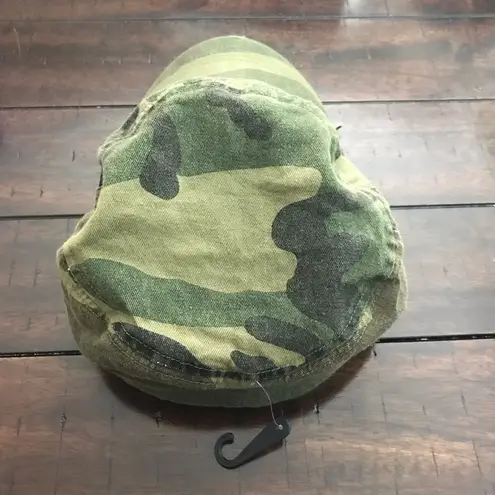 Madden NYC distressed camouflage cadet baseball cap