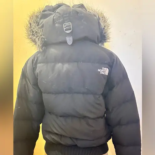 The North Face  Women's Black Cropped Puffer coat