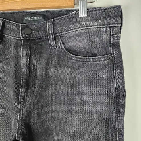 Banana Republic  Premium Denim High Rise Straight Jeans Ankle Crop Size 29-Short