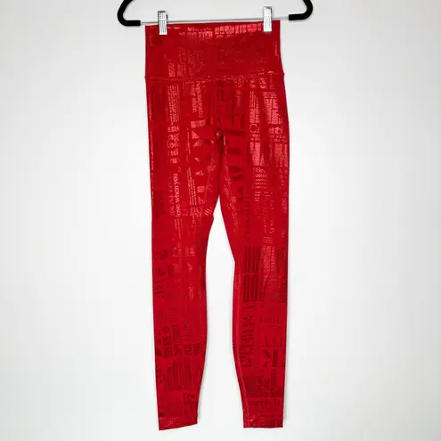 Lululemon  Manifesto Wunder Under High Rise Tight Full On Luxtreme Red Size 4