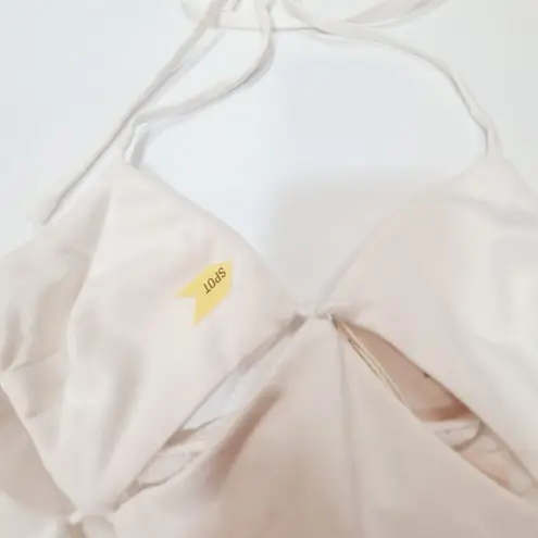 Camila Coelho Mayla Midi Dress in Ivory XS