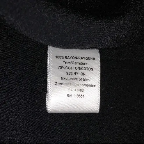 Gentle Fawn GXF Black Lace High Neck Sleeveless Blouse Size S