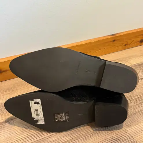 Allsaints Fion Black Suede Boots