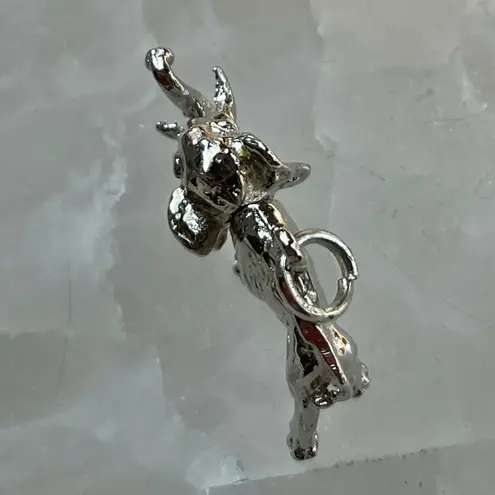 Silver Elephant Charm Pendant