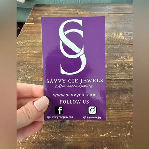 NEW! Savvy Cie Jewels Paperclip Link Bracelet Gold