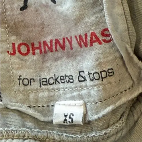 Johnny Was Ashton Hooded Ombre Pearl-Snap Silk Blend Velvet Jacket Size XS