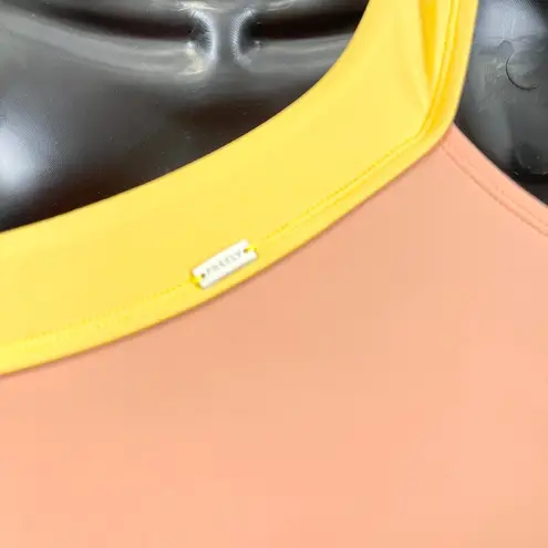 Freely Womens Asymmetrical Swimsuit Size Small Colorblock Pastel Beach Summer