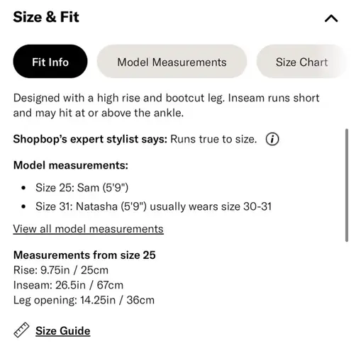 MOTHER THE INSIDER CROP STEP CHEW WASH DANCING ON COALS Hi Rise Kick Flare Ankle Blue Size 25