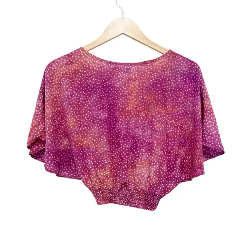 Tiare Hawaii Seminyak Top & Skirt Smokey Dot Lilac Purple Sz S/M