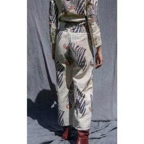 Las Surenas Tiger Linen Pants Sz. M Size M