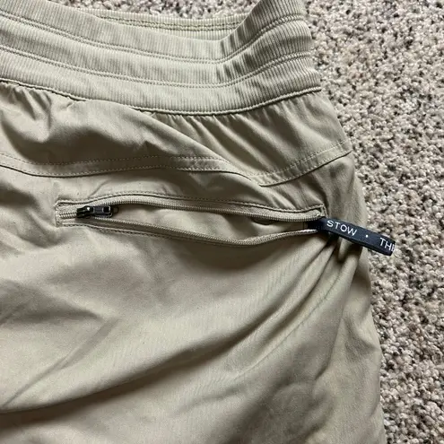 The North Face  Womens Aphrodite Shorts Size XL Tan Khaki Packable Pull On Casual