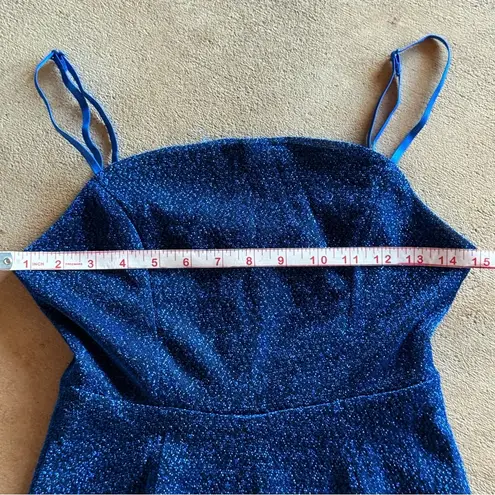 SheIn  Dark Blue Satin Dress