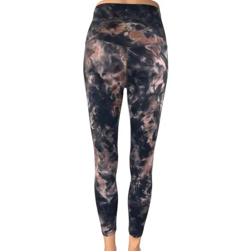 Lululemon Align Black Tie Dye Skinny Mid Rise Workout Yoga Gym Leggings Pants 2