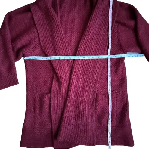 Pilcro and the Letterpress Anthropologie Size 1X Red Cardigan Sweater Oversized