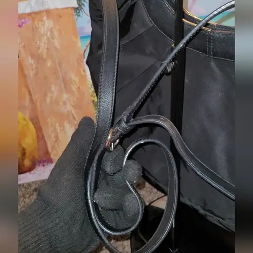 Salvatore Ferragamo RARE shoulder bag/Handbag NYLON & LEATHER vala ribbon 🔥