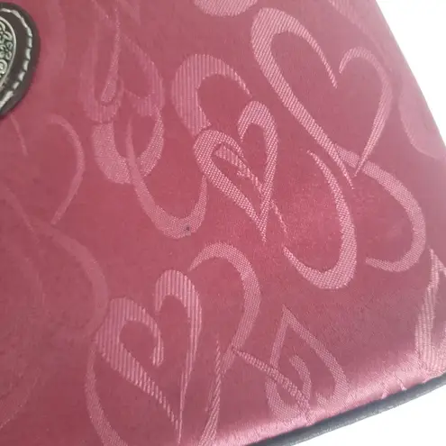 Y2K Pink Crossbody Purse Heart Detailing Vintage