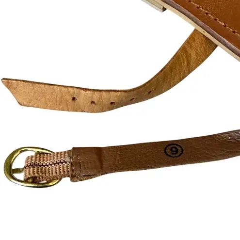 Urban Outfitters  Cleo wrap tan leather sandals‎ women's size 9