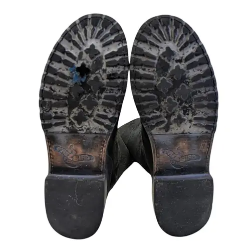 FREEBIRD by Steven Freebird Lane Distressed Suede Full Zipper Boots GUC $245 Size 8 S3938