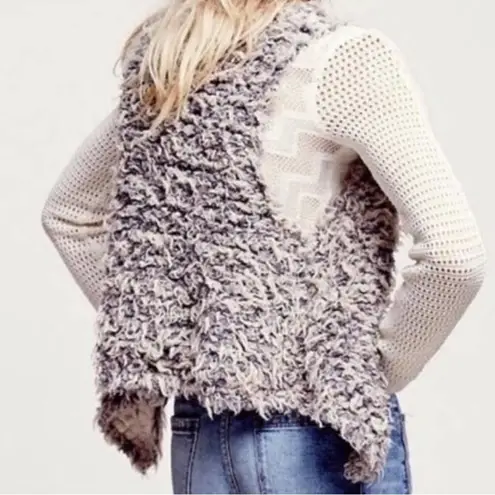 Free People  Small Shaggy Shag Fur Away Vest