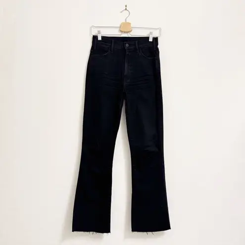 MOTHER The Hustler Ankle Fray Jeans in Not Guilty Black Size 25