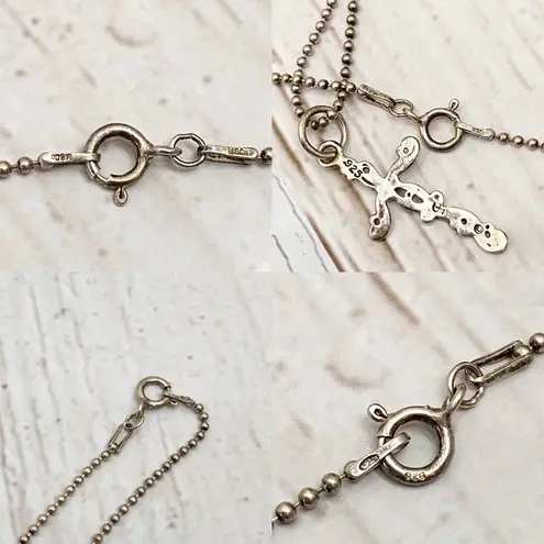 Pacific&Co MS 925 Signed Cross Necklace