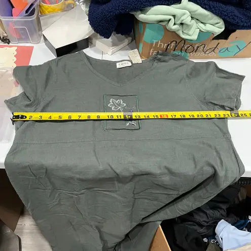 Erika Vintage Linen Lagenlook Shift Maxi Dress Embroidered Boho Garden Artsy XL