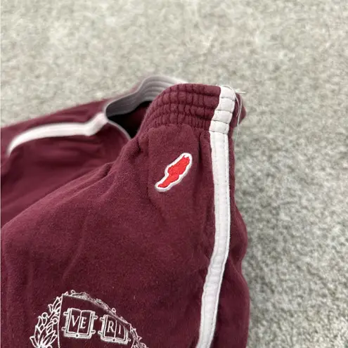 Maroon Knit Harvard Shorts Red