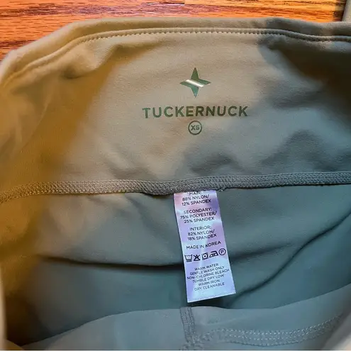 Tuckernuck sage green and floral print leggings size XS