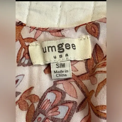 Umgee  Boho Floral Print Open Front Wing Sleeve Kimono - Image 6