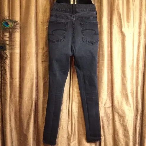 Time and Tru High Rise Skinny Black Ankle Denim Jeans