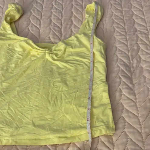 White Fox Boutique White Fox Taking Off Top Lemon XXS