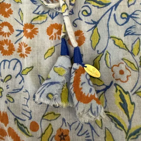 Poupette St. Barth Nana Maxi Dress in Blue Toulon Size Small