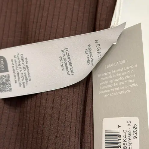 Negative Underwear Whipped Henley in Espresso, Size X