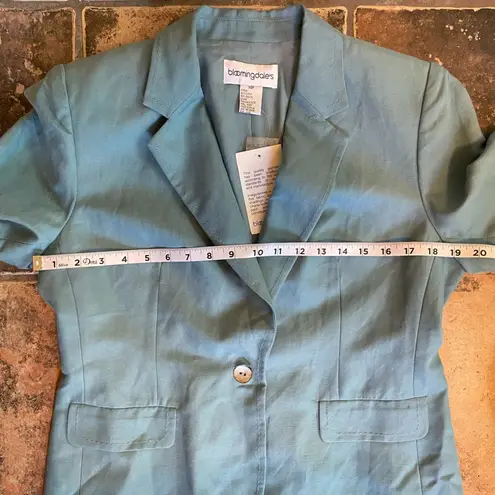 Bloomingdales Bloomingdale’s Women’s Linen Blend Blazer Sz 14P