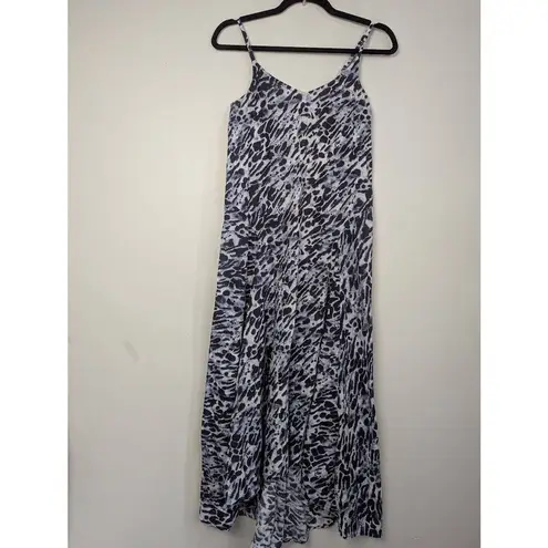 ALLSAINTS Essie ambient dress leopard print pale Small