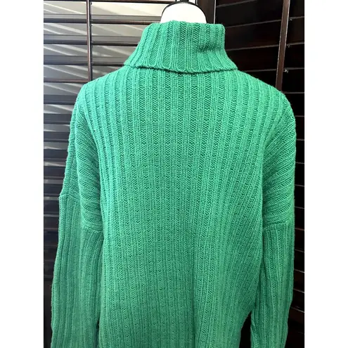 360 Cashmere  Women's Angelica Ribbed Turtle Neck Long Sleeve Sweater L NWOT