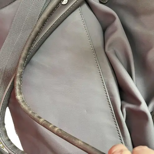 MZ Wallace The Chelsea Tote Gray Zip Handbag Bag Tote Women’s One Size Flawed