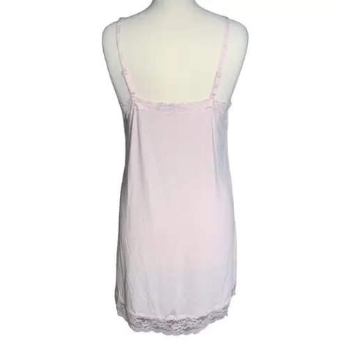Red Tag Light Pink Women’s Chemise Adjustable Straps Lace Trim 18 Size 1X