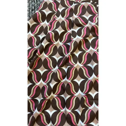 Apostrophe Size 8 Geometric Skirt Preppy Aline Fun Midi