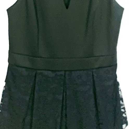 Jessica Howard Dress Size 6 Black Lace Fit & Flare Sleeveless Cocktail Mini