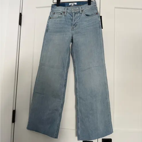 RE/DONE $295 New Mid Rise Wide Leg Crop - 23