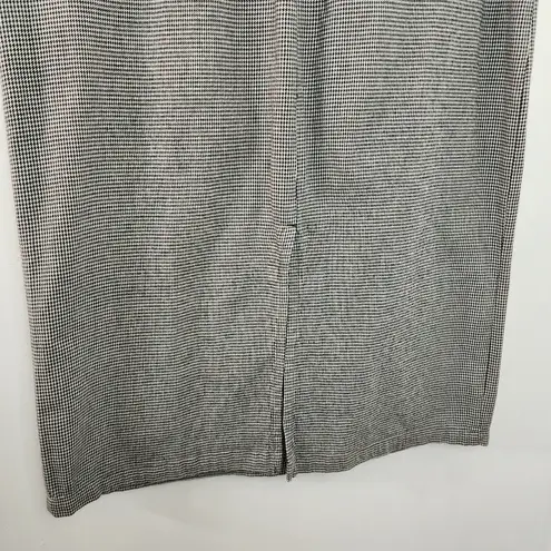 Susan Bristol Houndstooth Wool Blend Skirt