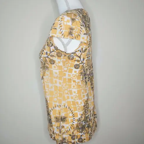 Solemio / Small / Yellow and Gray Tee