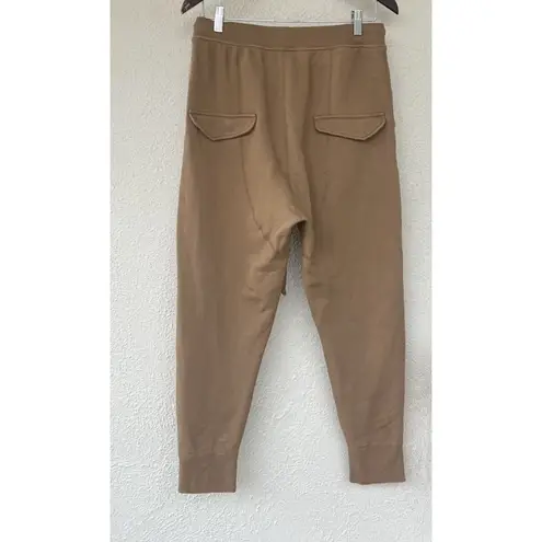 Nili Lotan Distressed Nolan Sweatpants Women’s Size Medium Tan Joggers Lounge