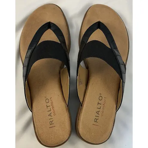 Rialto Comfort Sandal Flip Flop Thongs Used And Lightly Worn Sz 8.5 Boho